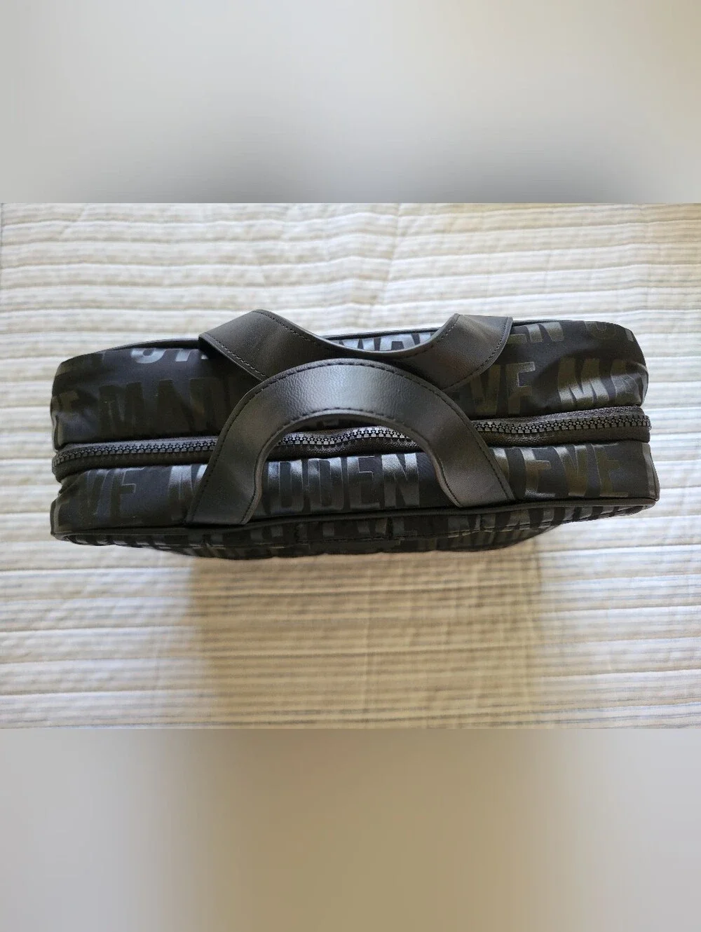 Steven Madden Black Travel Cosmetic Case